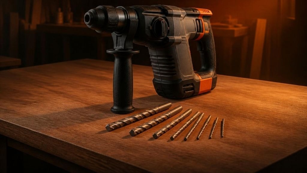 perforateur SDS-plus et ses forets